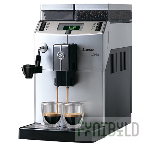 Coffee machine SAECO LIRIKA PLUS autocappuccino maker (215x381x450 in, 2.5 l water, 500 g coffee beans, 1.85 kW)