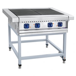 Electric stove 4-burner without oven EP-4P (on a painted stand) (1056x850x860mm, 12 kW, 220/380V)