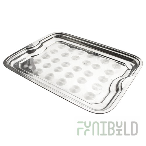 Rectangular tray 480x380mm, art. WLT-03754, 24 pcs in pack