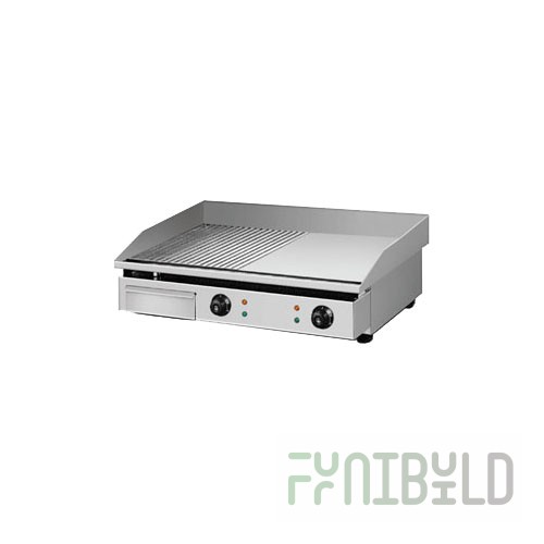Frying surface AIRHOT GE-730/FG, (730x470x235mm, 4.4 kW, 220 V, combined heat and power, stainless steel)
