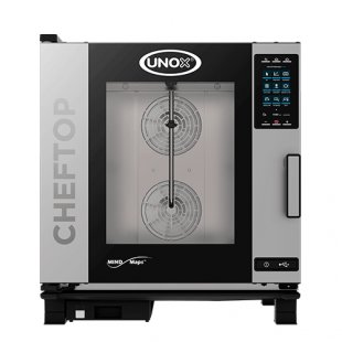 Combi steamer UNOX XEVC-0711-GPRM GAS (750x783x842mm, 7 GN 1/1, 19kW, 220V)