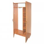 Combined wardrobe for the staff room (wardrobe) 900x400x1900mm, art. ШПК (ALDER)