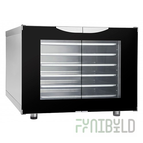 Thermal proofing cabinet ШРТ-12 (6 levels 600х800/each level 2х600х400 in/for convection ovens КЭП-6, КЭП-10, stainless steel chamber without baking trays) all stainless steel.