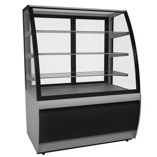 Medium-temperature air-conditioning display case, ventilated, 1300x700x1280mm, K70 VM 1.3-2 (VHSv - 1.3d Carboma), open, +4...+10C, 0.58 sq.m.
