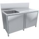Washing Baths With Work Surface