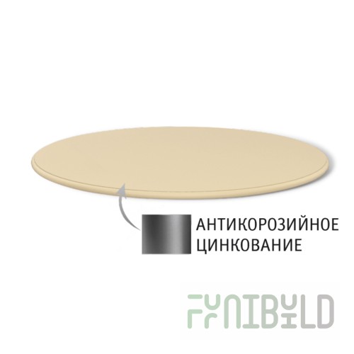 Table top SHT-TT 76 metal (vanilla) zinc