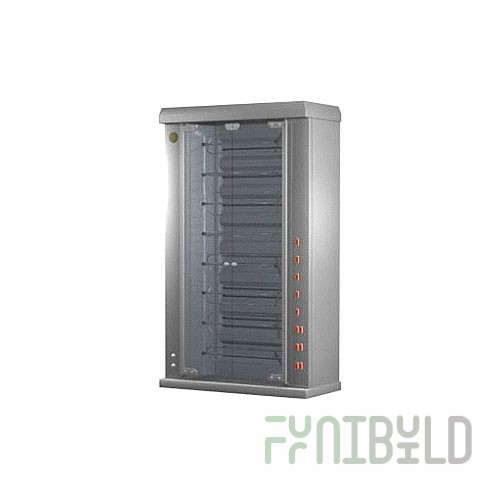 Electric spit grill F8SH1E (1298x494x1586 in, 380V, 19.5 kW, weight 160 kg)