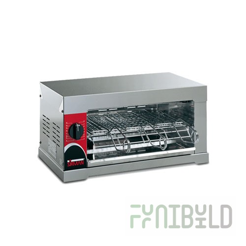 Toaster SIRMAN 6Q (475x265x240mm, 2.4 kW, timer, 6 sandwiches, 220V)