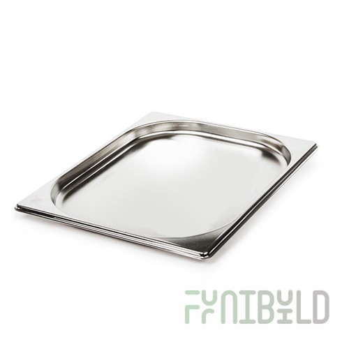 Gastronorm container without lid stainless steel GN-1/2 depth 20 (325x265x20 in.), in pack 10/20 pcs.