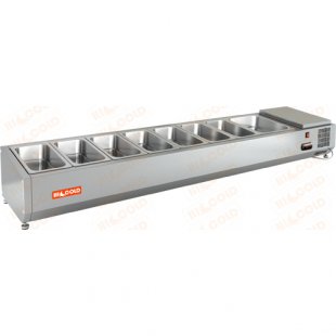 Showcase HICOLD VRTO 1835 (1835x385x248mm, 0.15 kW, 220V, +2...+7 °C)