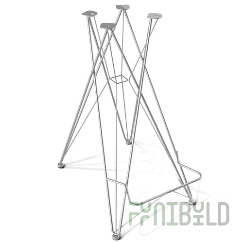 Bar stool frame SHT-S66 / 914095 (chrome varnish), 450x460x730 in