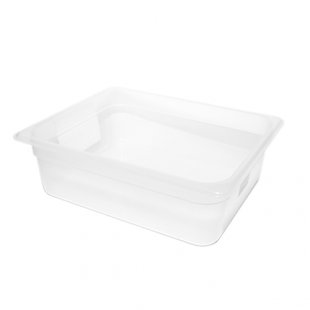 Gastronorm container without lid p/p GN 1/2, H-100, 325x265x100mm, (plastic, transparent), in pack. 12 pcs. 422100601