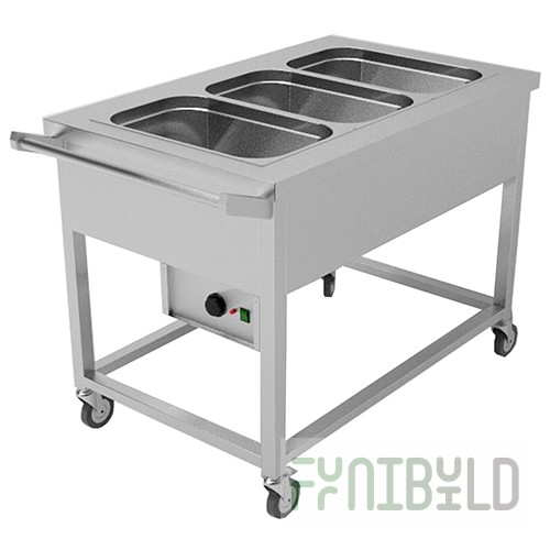 Mobile thermal bain-marie Gastrolux TMP-117 (1100x1220x700 in, 2.4 kW, 220V)