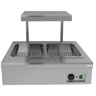 Tabletop bain-marie for French fries Gastrolux NMF-2GN/E (735x730x550 in, 1.6 kW, 220V, AISI 430)