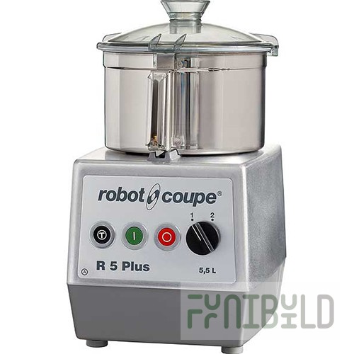 Cutter ROBOT COUPE R5 PLUS 1F (490x280x350 in, 1.1 kW, 220V)