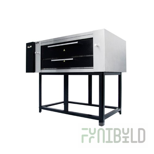 Universal gas oven ugp/1 (for 3 pizzas, powder coating, 1225x675x810mm)