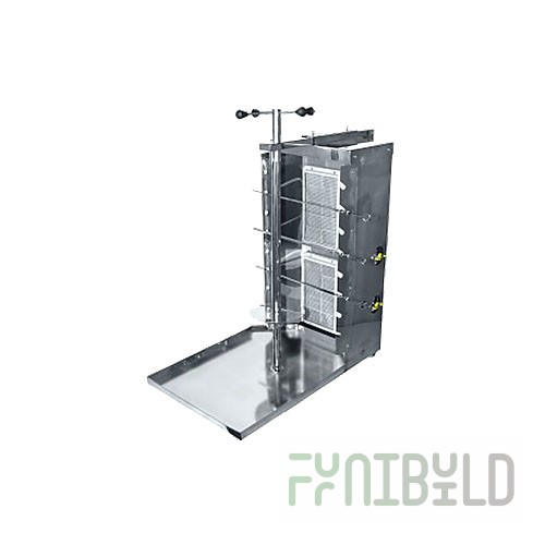 Gas shawarma-kebab maker F2SHMG (515x800x870mm, 7.2 kW, weight 15kg)