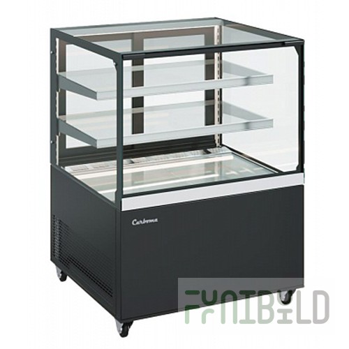 Medium-temperature display case, 1500x850x1100 (1150) in, KS84-110 VV 1.5-1 black +2...+10C