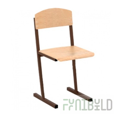 Non-adjustable school chair 6 degrees height art.UN-6 (H460)