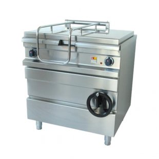 Frying pan tilting. 700ser kovinаstroj EKP-T7/40SL (800x700x900 in, 40 l, 6.5 kW, 380 V)