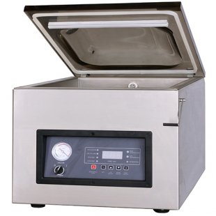 Tabletop vacuum packer DZQ-500/T (586x670x504 in, 220 V; 0.9 kW, stainless steel + gas)