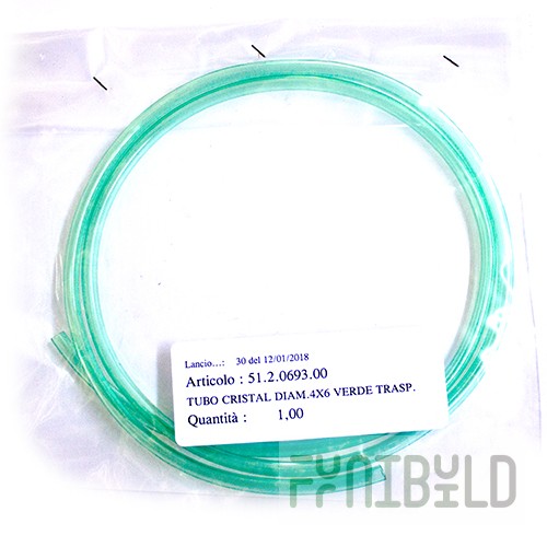 Rinsing fluid suction hose, green MACH, art.512069300