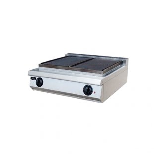 Electric tabletop frying surface (2 frying surfaces - smooth/ribbed) F2ZhTLPZhE / 24044