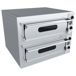 Pizza oven EPP-44 (825/935x925x710 in, 2 chambers, for 8 pizzas D 33 cm. 10 kW, 400 V)