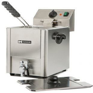 Deep fryer HURAKAN HKN-FT8N (315x465x380 in, 1 boiler with a capacity of 8 l with a lid, 1 basket)