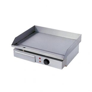 Frying surface AIRHOT GE-550/F, (550x430x235mm, 3kW, 220V, smooth frying surface, stainless steel)