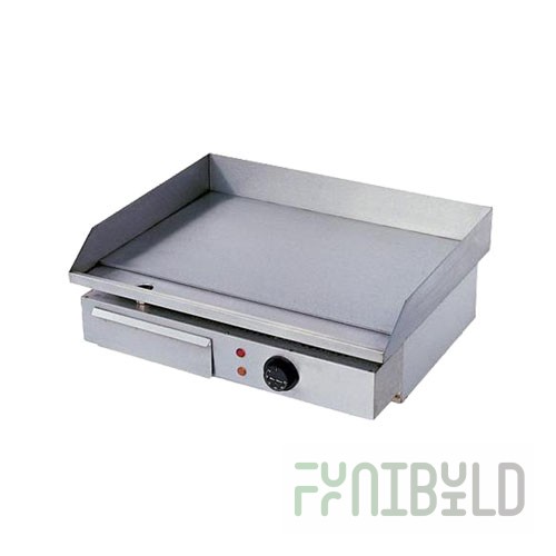 Frying surface AIRHOT GE-550/F, (550x430x235mm, 3kW, 220V, smooth frying surface, stainless steel)