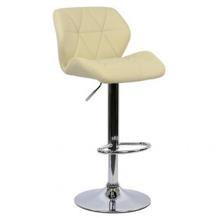 Bar stool "DIAMOND" (eco-leather) art. WX-2582 (beige)