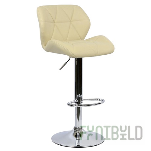 Bar stool "DIAMOND" (eco-leather) art. WX-2582 (beige)