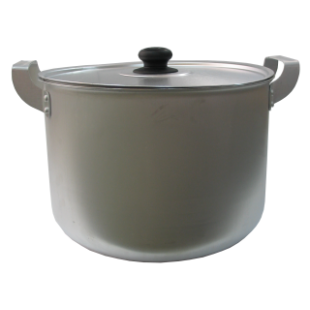 Saucepan (aluminum) 10.0 l., with 2 aluminum handles art. 14100, pack. 4 pcs.