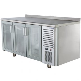 Medium-temperature table V=400l, POLAIR TD3-G Grande (+1...+10C, 1630x605x850/910mm, 3 doors)