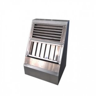 Wall-mounted exhaust hood ZV-P-0.5 combined (505x725x475 in)