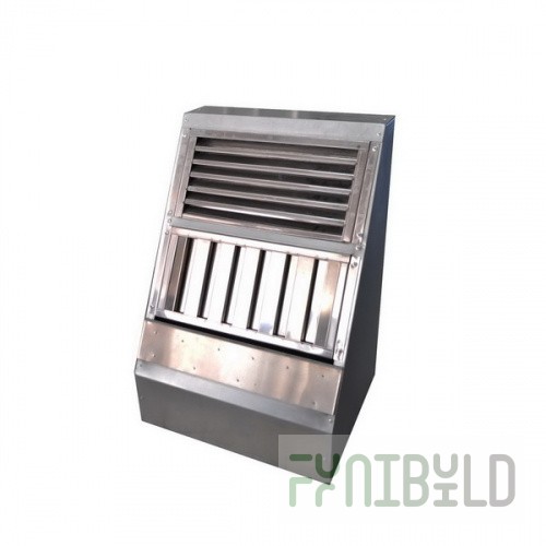 Wall-mounted exhaust hood ZV-P-0.5 combined (505x725x475 in)