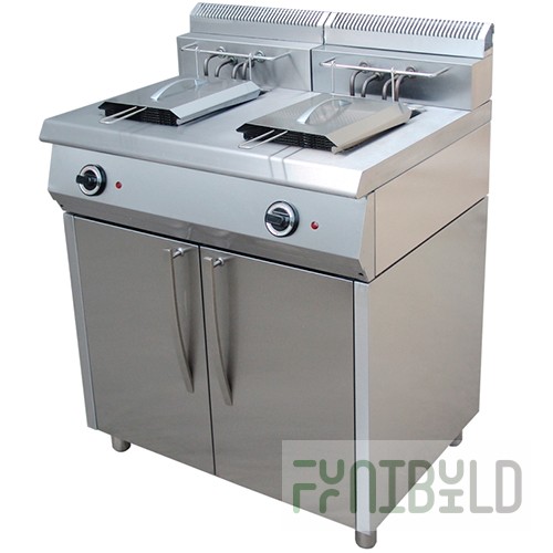 Electric deep fryer F2FRE/600 (2 tanks of 6 l, 800x600x1050 in)