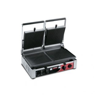 Electric contact grill Sirman PD RR-RR (515x435x235 in, 3.1 kW, all surfaces ribbed)