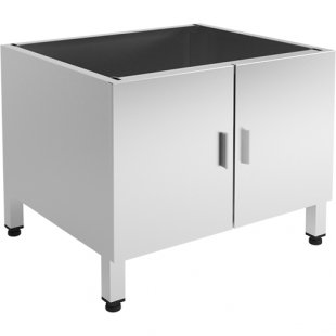 Pedestal for equipment with doors 700x600x550 in. (stainless steel)