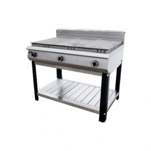 Solid surface gas stove without oven (on stand) F6ZhTLSPG/50011 (800x1180x900 in, 21.6 kW, 220 V)