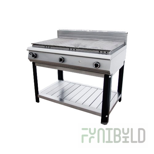 Solid surface gas stove without oven (on stand) F6ZhTLSPG/50011 (800x1180x900 in, 21.6 kW, 220 V)