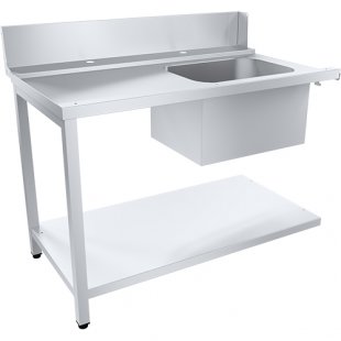 Table for dishwasher for dirty dishes SROp-GP 1200x720x850/1020 in