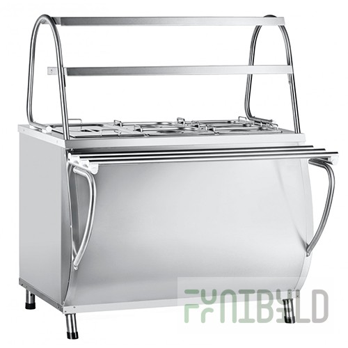 2-course chafing dish with g/containers EMK-70M