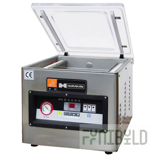 Vacuum packaging machine HURAKAN HKN-VAC400 (540x490x500mm, 20 m2/h, 0.90 kW, 220V)