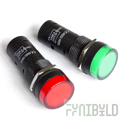 Large signal indicator (red/green) AD-22-16DS
