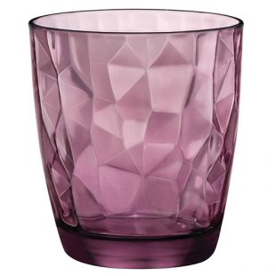 Old Fashion 305ml d=84 h=93mm "Diamond" violet. art. 01020495, in pack. 6 pcs.