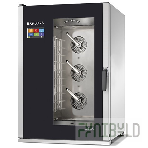 Combi steamer PIRON PF7910 EXPLORA COLOMBO (10 GN1/1 or 600x400, 15.8 kW, 780x850x1180 in)