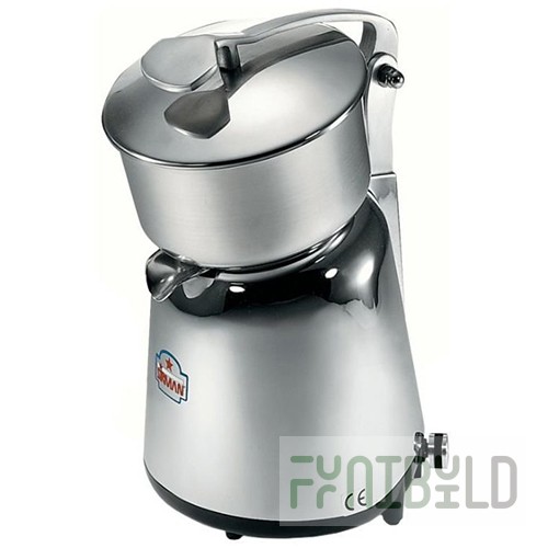 Sirman Apollo Juicer Lever, Chrome (210x260x390 in, 0.15 kW, for citrus, 220V)