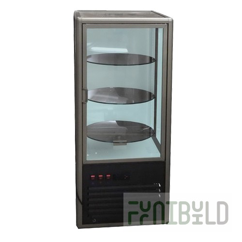 Medium-temperature air-conditioning cabinet 480x460x1100mm, R120Свр Carboma, +6...+12С, V=120l, shock-gold